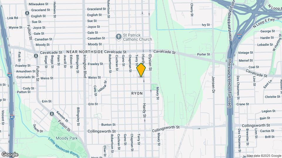 1510 Weiss St Map and Location Details