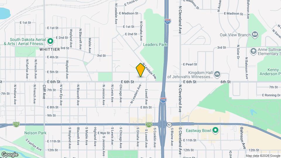 2300 E 6th St Map and Location Details