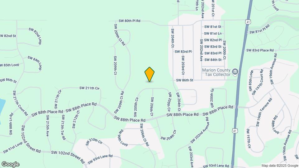 8763 SW 205th Cir Map and Location Details
