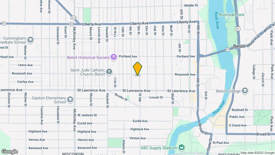 750 8th St Map and Location Details