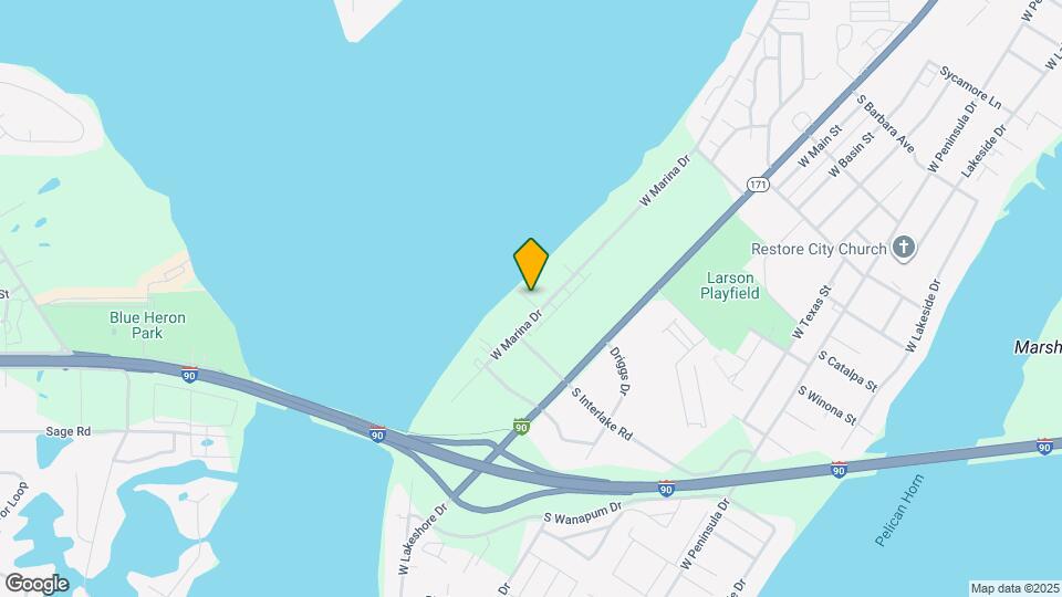 2812 W Marina Dr Map and Location Details