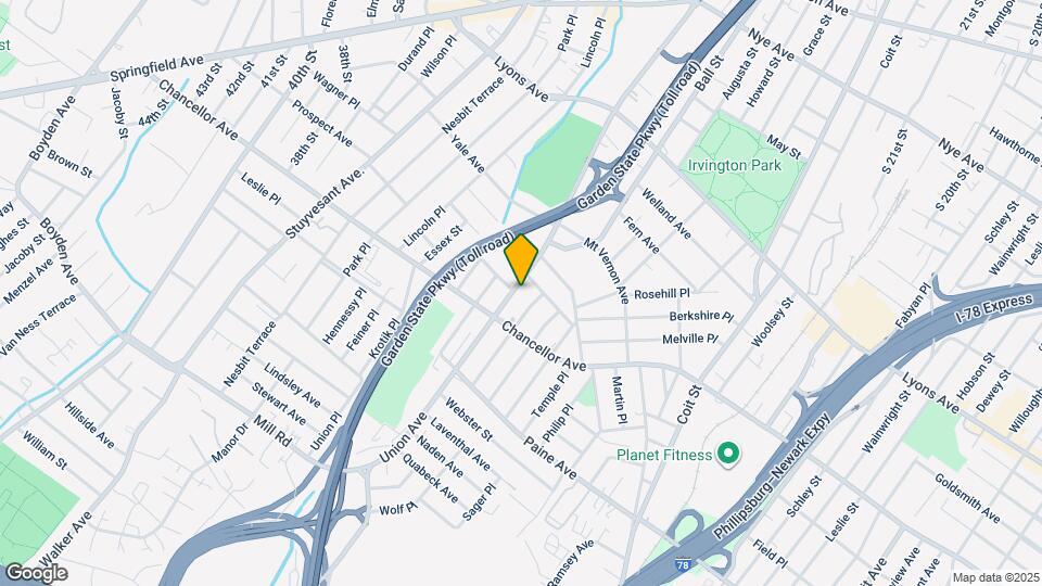 338 Union Ave Map and Location Details