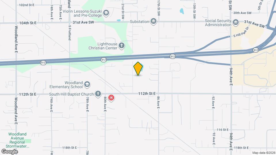 8312 110th St E Map and Location Details