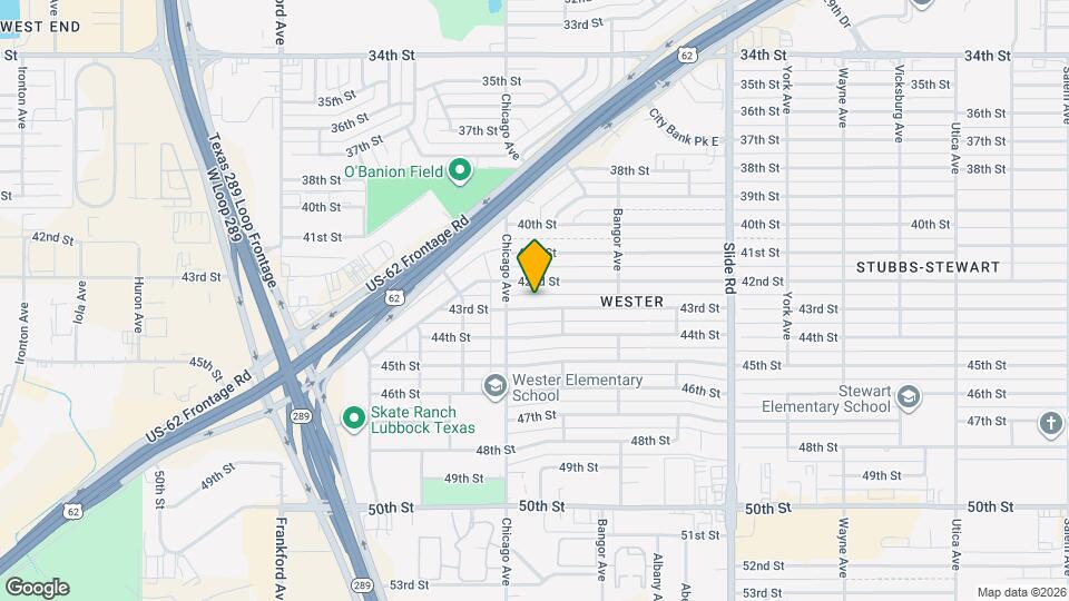 5426 43rd St Map and Location Details