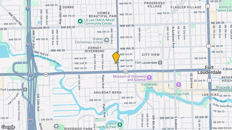 901 NW 1st St Map and Location Details