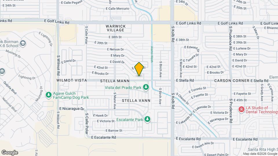 6841 E Stella Rd Map and Location Details