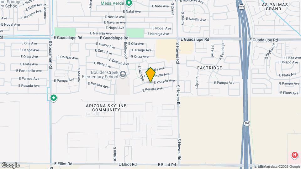 8213 E Posada Ave Map and Location Details