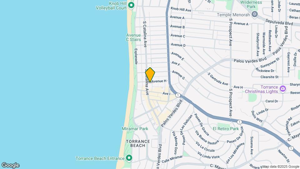 1602 S Catalina Ave Map and Location Details