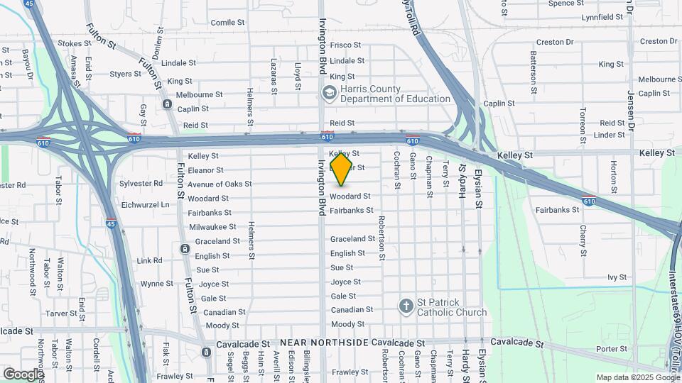 811 Woodard St Map and Location Details