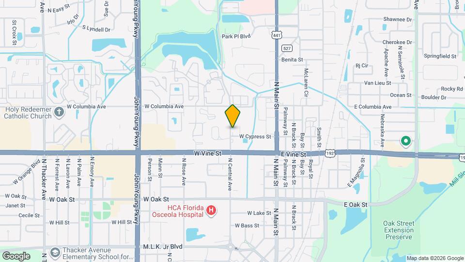 1513 N Central Ave Map and Location Details