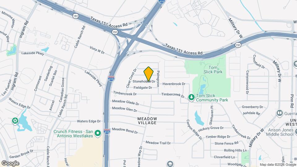 7422 Stonehouse Dr Map and Location Details