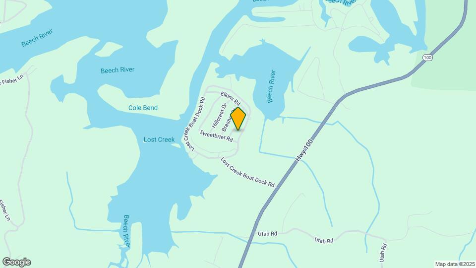 1204 Lost Creek Boat Dock Rd Map and Location Details