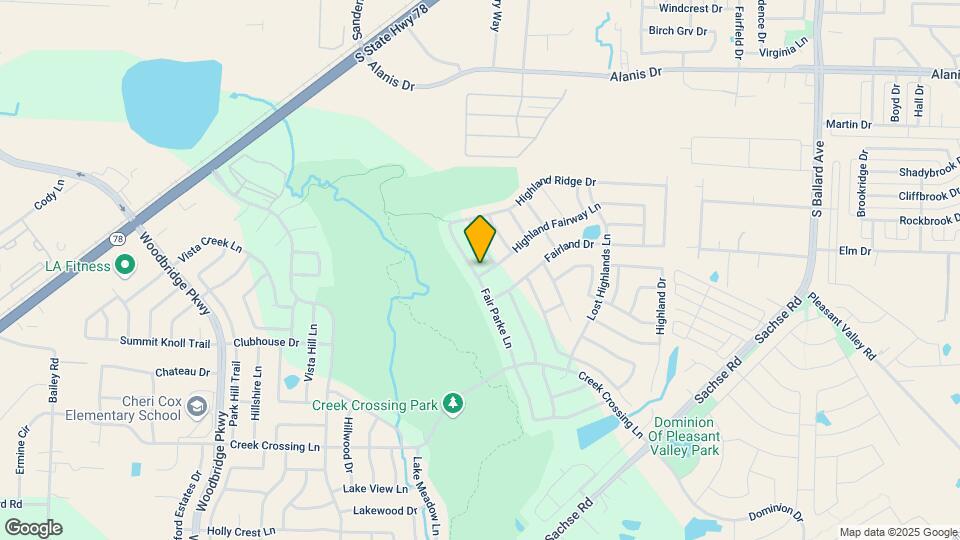 1923 Fair Parke Ln Map and Location Details