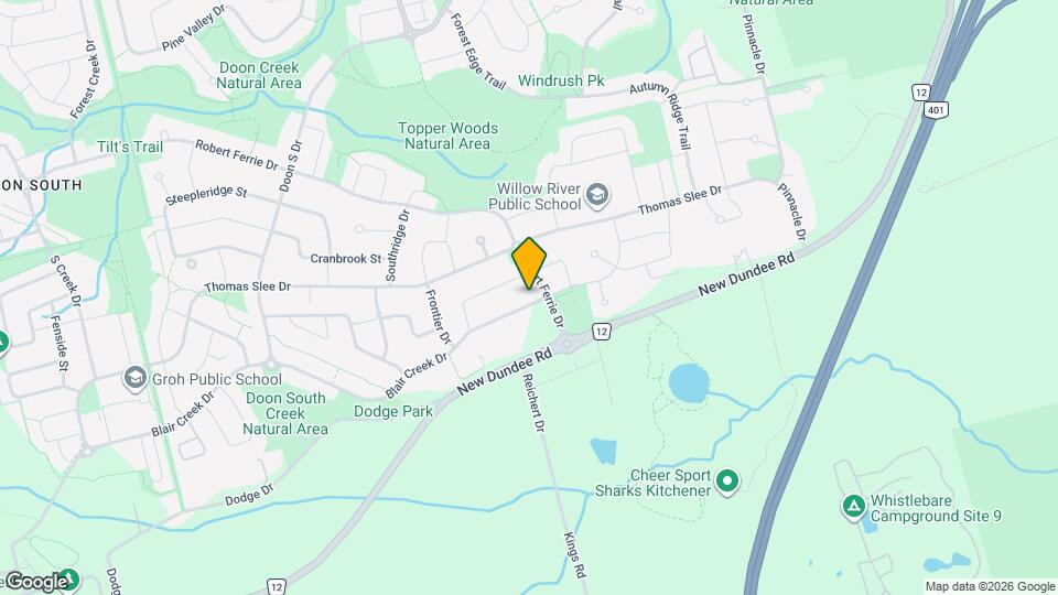 190 Blair Creek Dr Map and Location Details