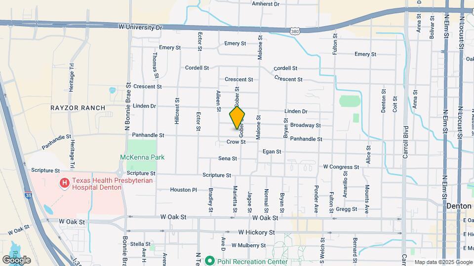 1804 Panhandle St Map and Location Details