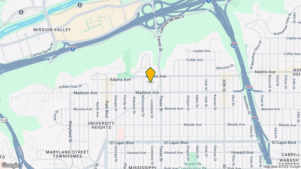 4646-48 Louisiana St Map and Location Details