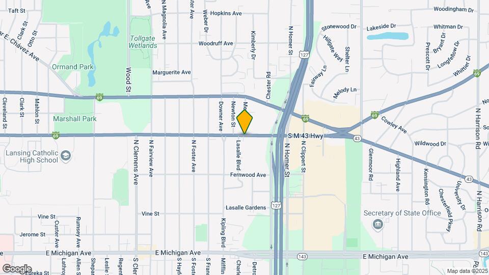 2810 E Saginaw St Map and Location Details