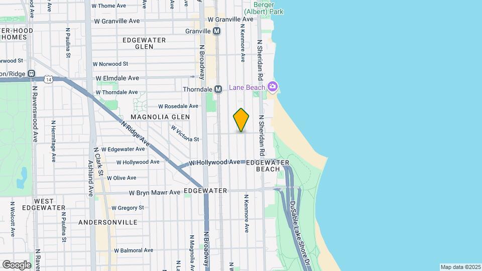 5750 N Kenmore Mapa y Detalles de la Ubicación