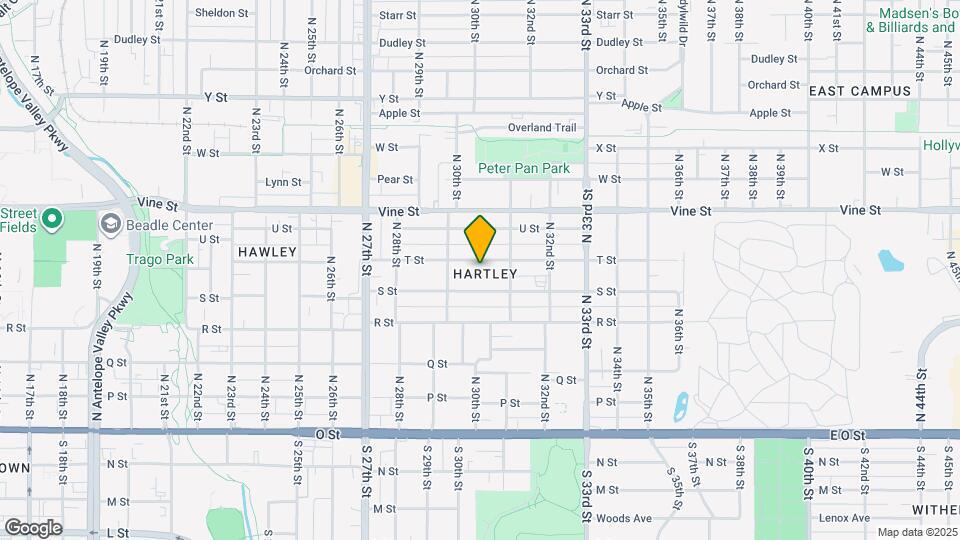 3059 T St Map and Location Details