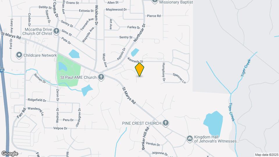 4955 Brightstar Ln Map and Location Details