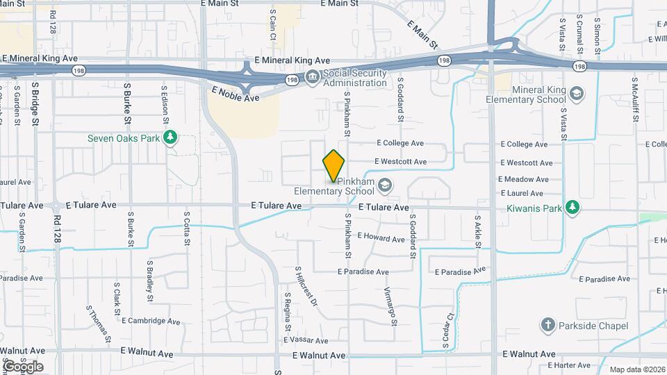 1113 S Pinkham St Map and Location Details