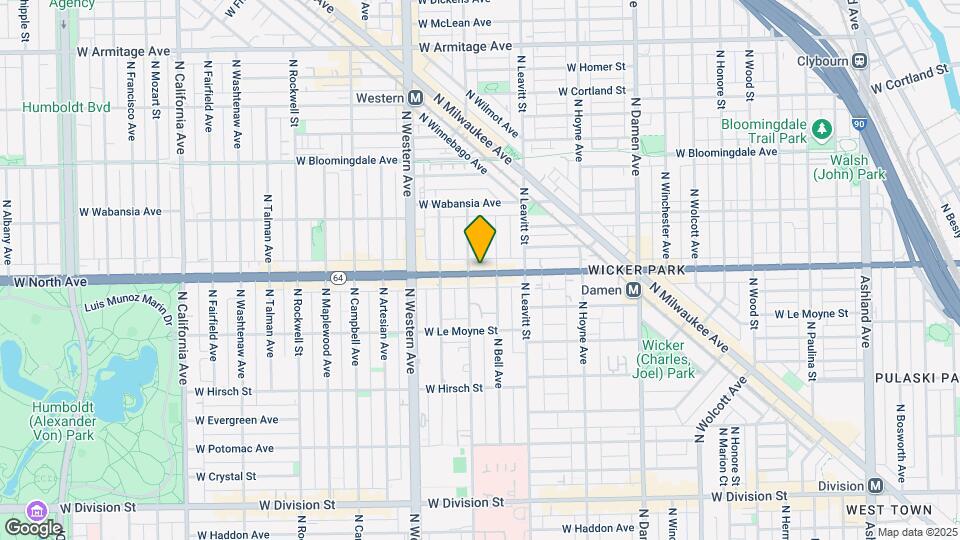 2250 W North Ave Mapa y Detalles de la Ubicación