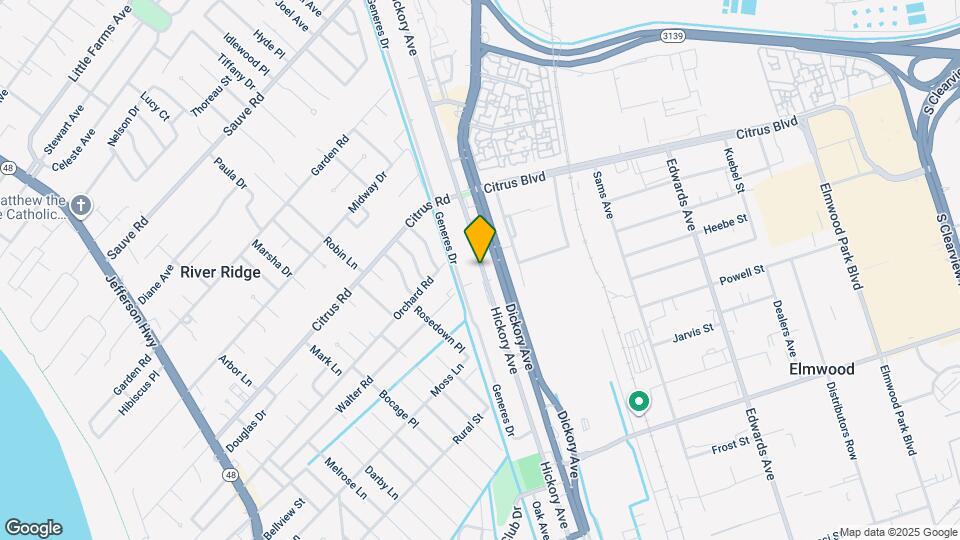 1536 Hickory Ave Map and Location Details