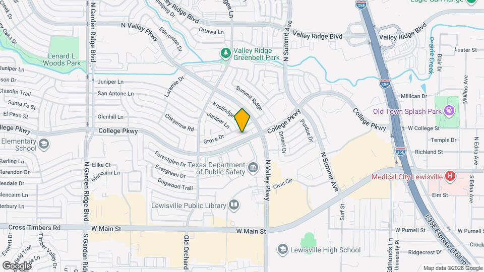 1051 College Pkwy Map and Location Details