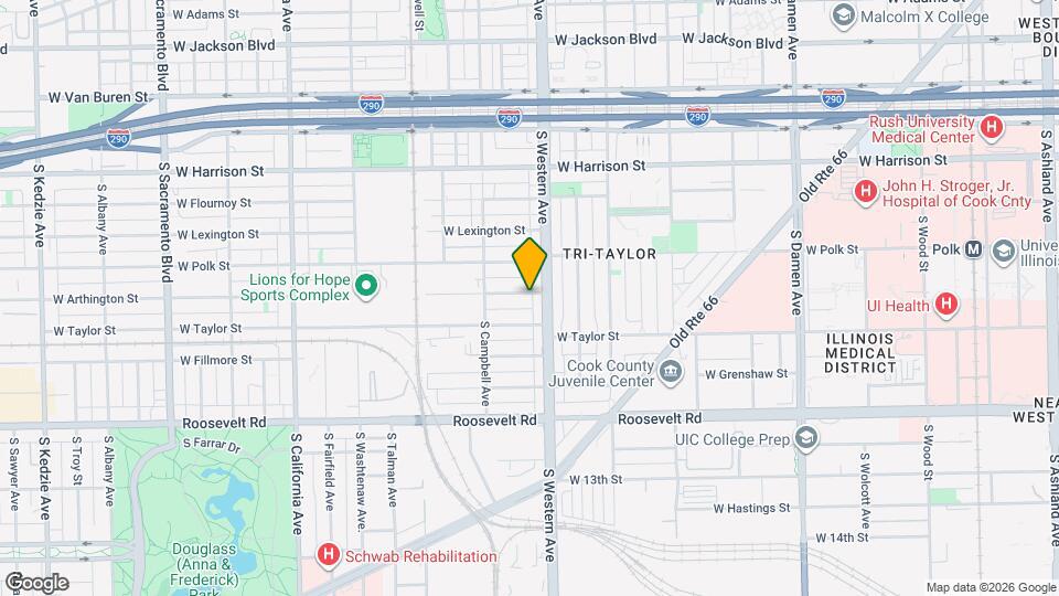 2415 W Arthington St, Unit Unit #2 Map and Location Details