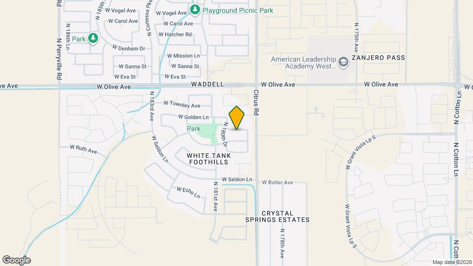 17961 W Lawrence Ln Map and Location Details
