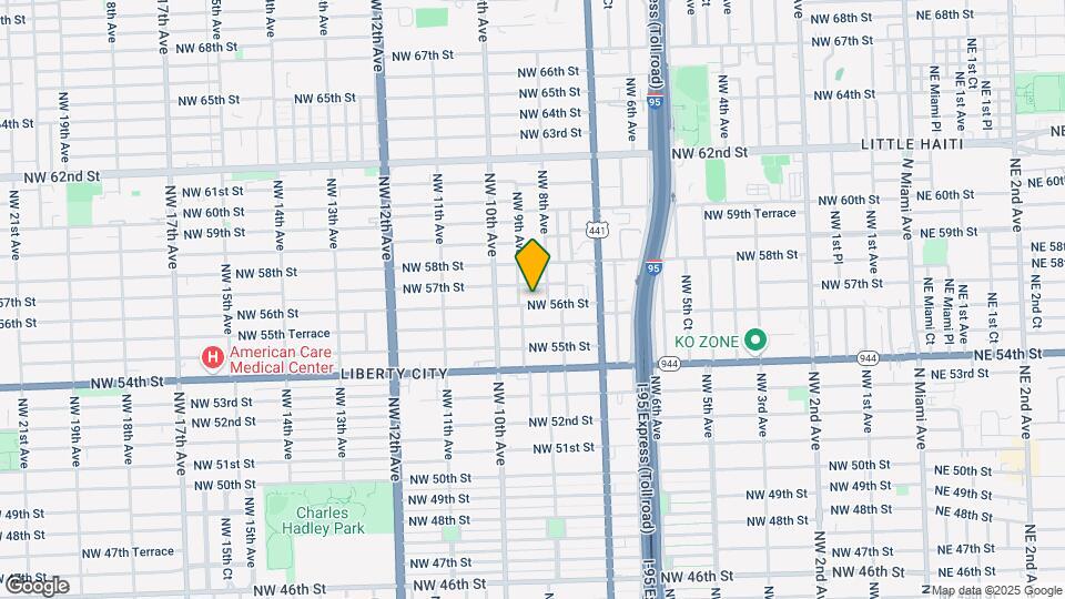829 NW 56th St Map and Location Details