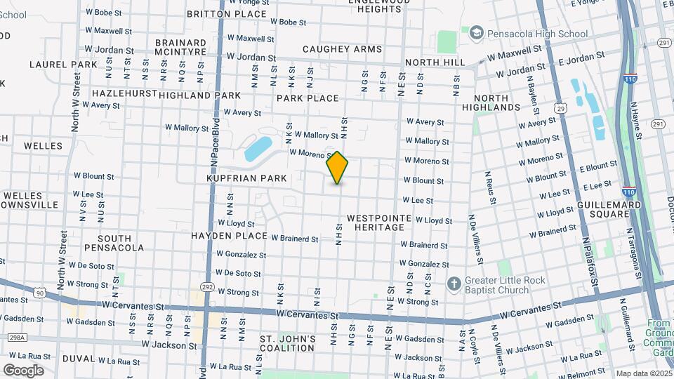 1200 W Lee St Mapa y Detalles de la Ubicación