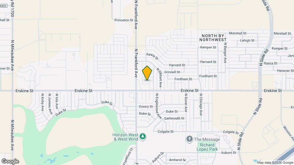 5707 Fordham St Map and Location Details