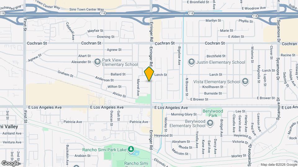 1886 Cloud Ct Map and Location Details