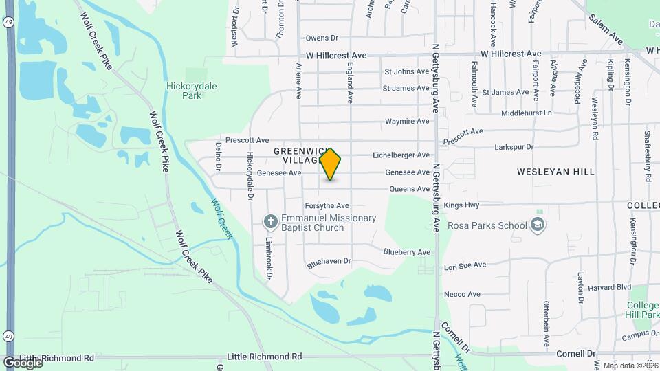 4629 Queens Ave Map and Location Details