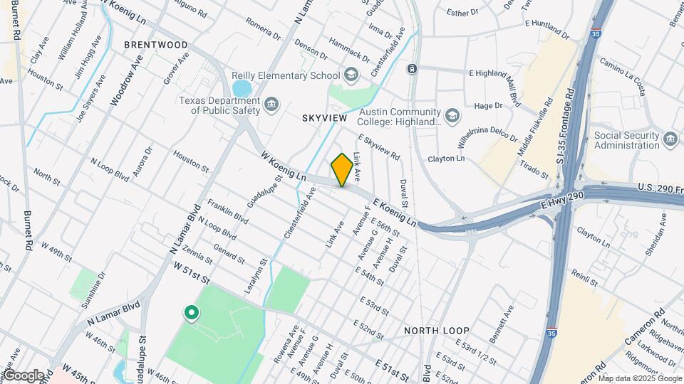 115 W Koenig Ln Map and Location Details