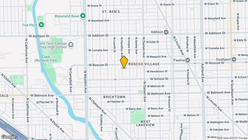 3339 N Hamilton Ave Map and Location Details
