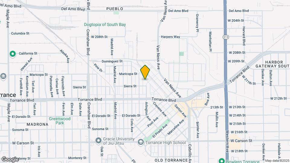 Torrance Gateway Apartments Mapa y Detalles de la Ubicación