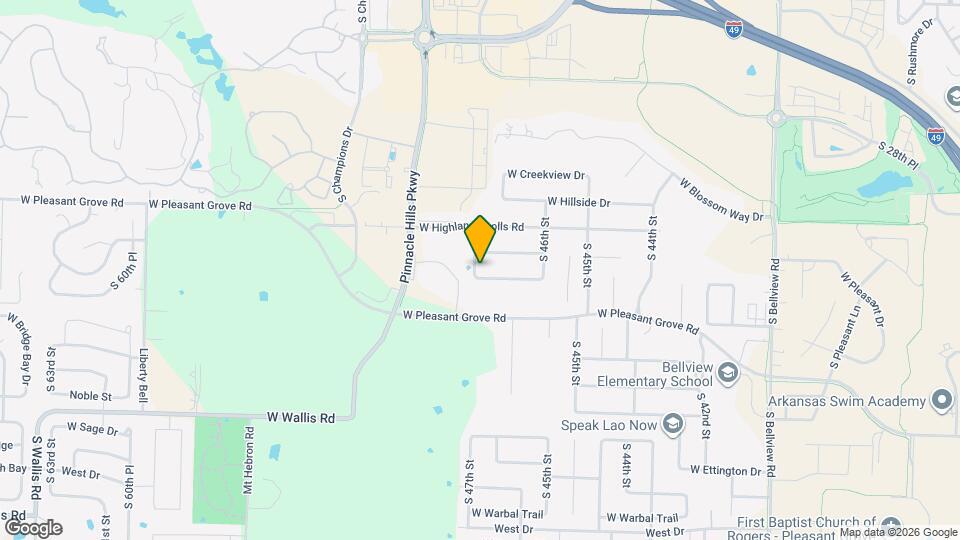 4619 W Knoll View Way Map and Location Details