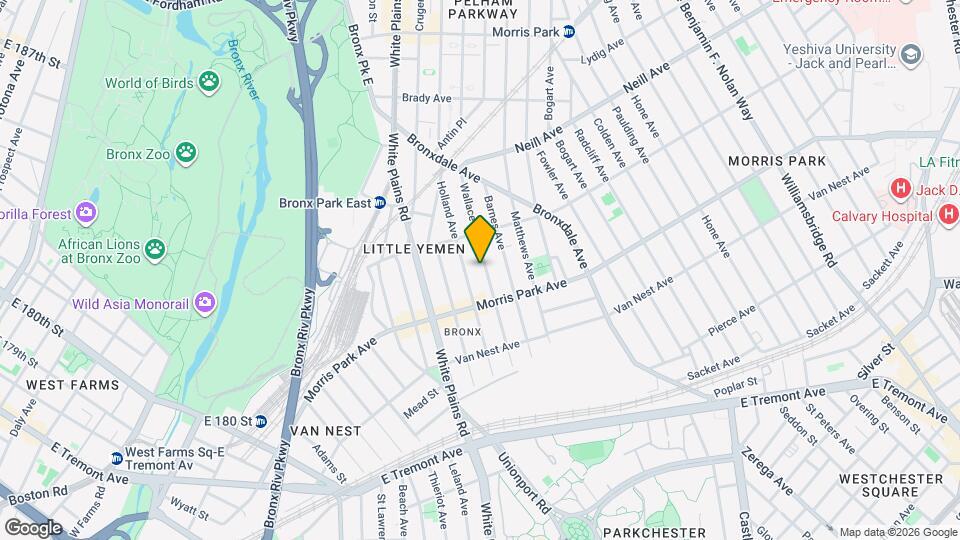 1837 Wallace Ave Map and Location Details