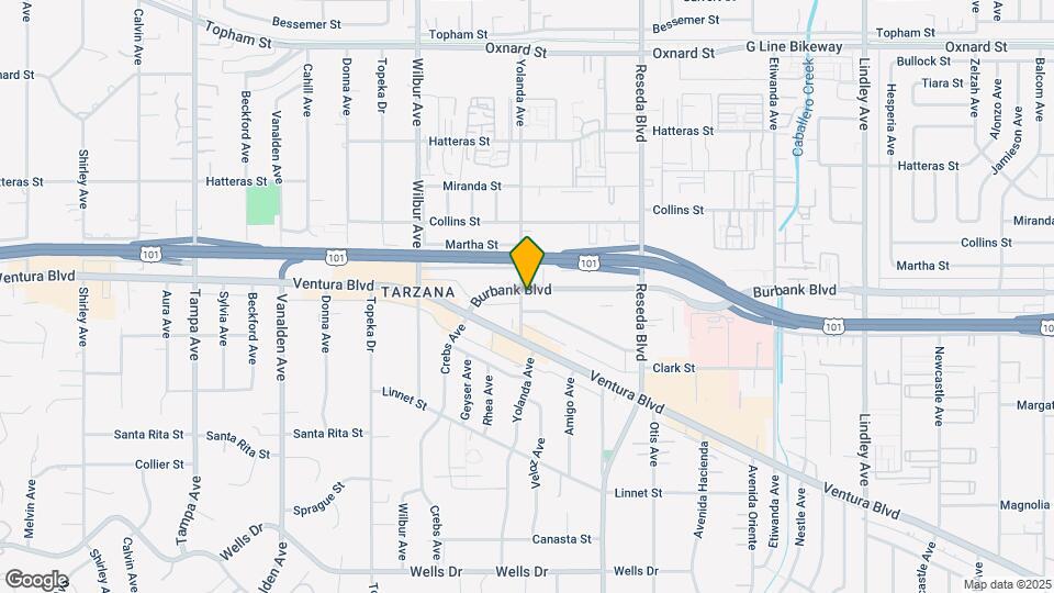Tarzana Court Apartments Map and Location Details
