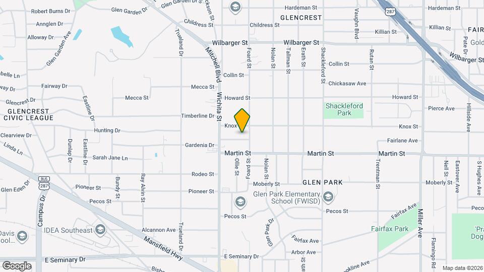 3229 Denman St Map and Location Details