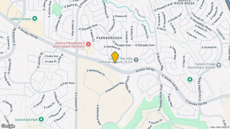 21485 E Smoky Hill Rd Map and Location Details