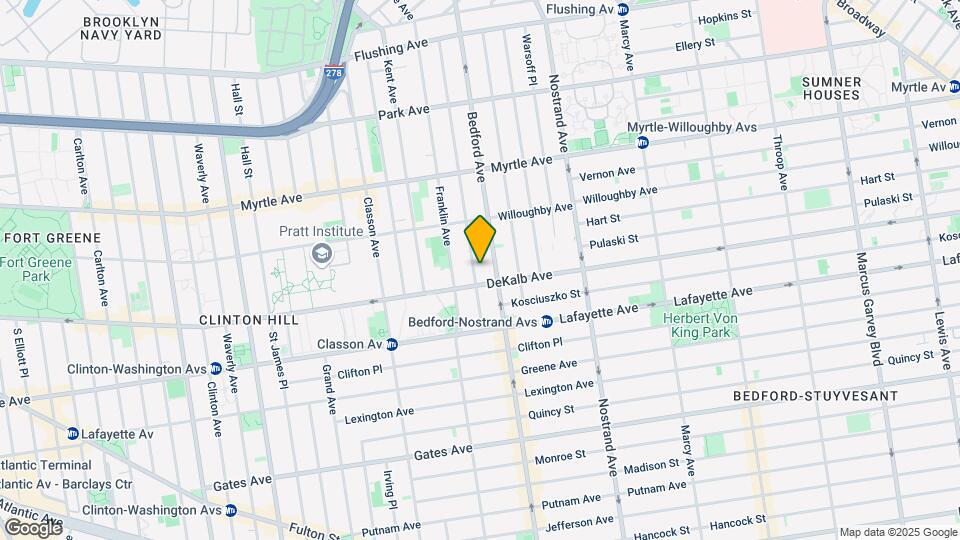231 Skillman St Map and Location Details