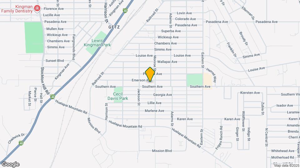 2535 Southern Ave Map and Location Details