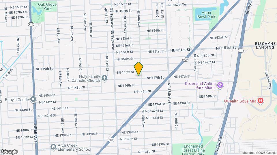 1375 NE 147th St Map and Location Details