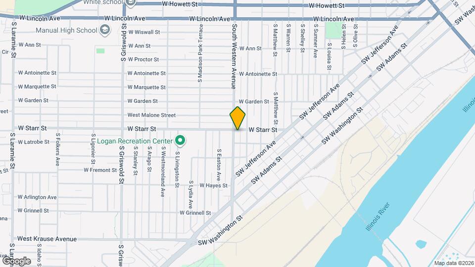 1308 South Western Avenue Map and Location Details