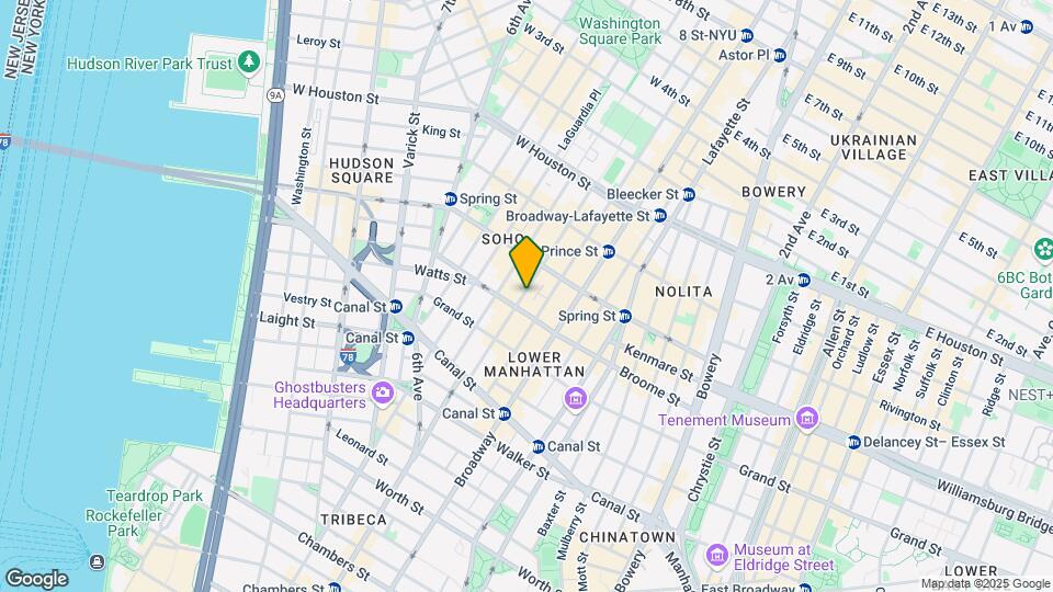 60 Greene St Mapa y Detalles de la Ubicación