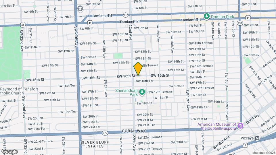 2160 SW 16th St Map and Location Details