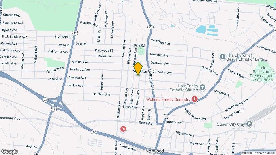 5333 Hunter Ave Map and Location Details